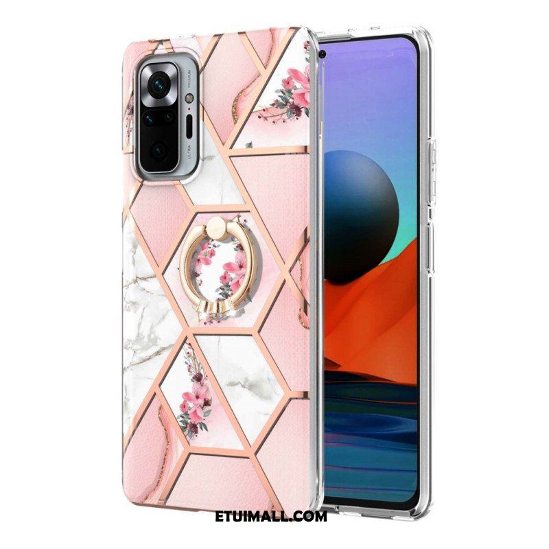 Etui do Xiaomi Redmi Note 10 Pro Kwiaty Wspornika Pierścieniowego