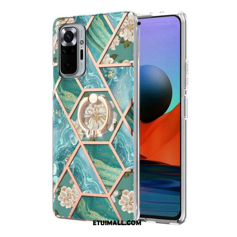 Etui do Xiaomi Redmi Note 10 Pro Kwiaty Wspornika Pierścieniowego