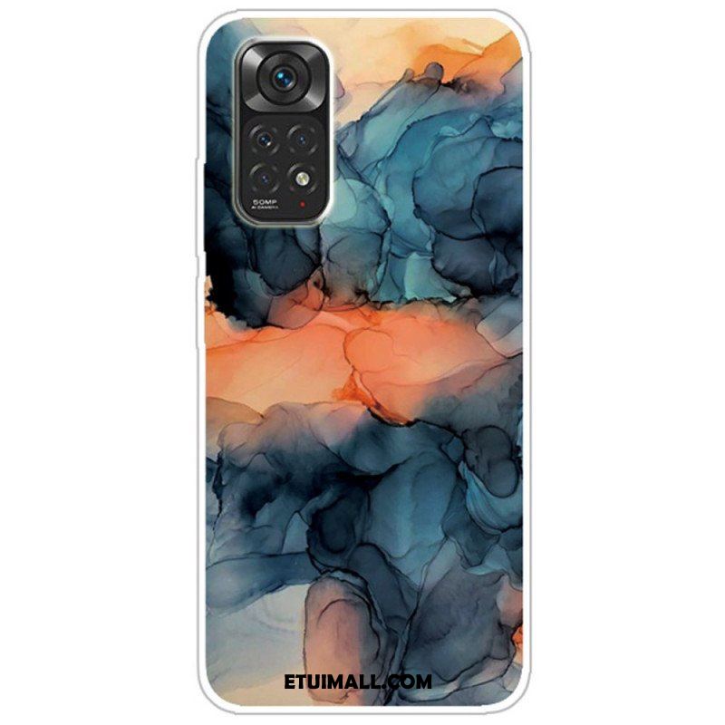 Etui do Xiaomi Redmi Note 11 / 11S Akwarela Marmuru