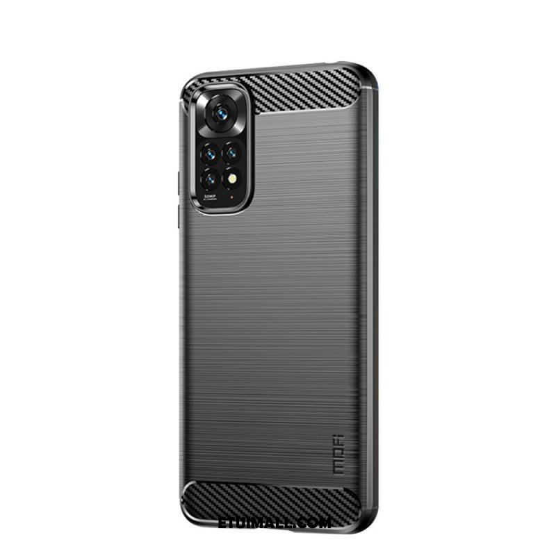 Etui do Xiaomi Redmi Note 11 / 11S Szczotkowane Włókno Węglowe Mofi