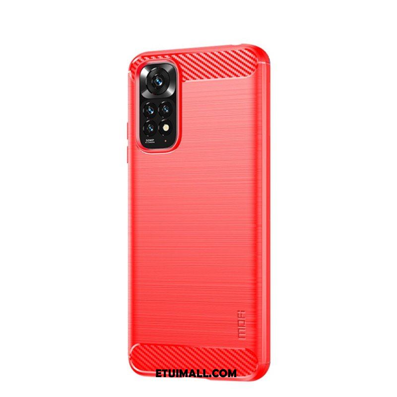 Etui do Xiaomi Redmi Note 11 / 11S Szczotkowane Włókno Węglowe Mofi