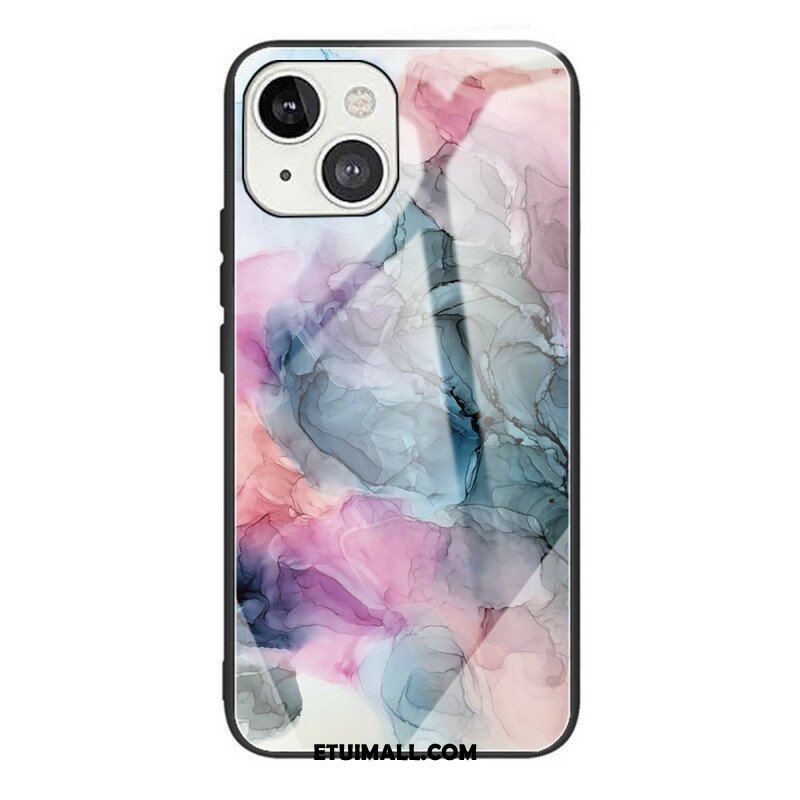 Etui do iPhone 13 Mini Marmurowe Szkło Hartowane