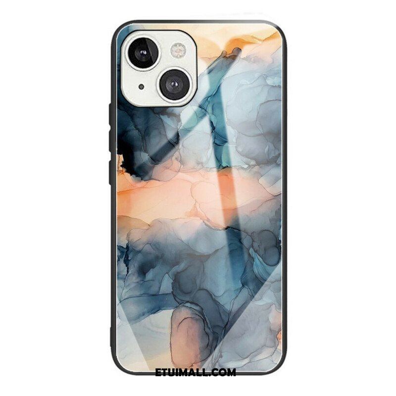 Etui do iPhone 13 Mini Marmurowe Szkło Hartowane