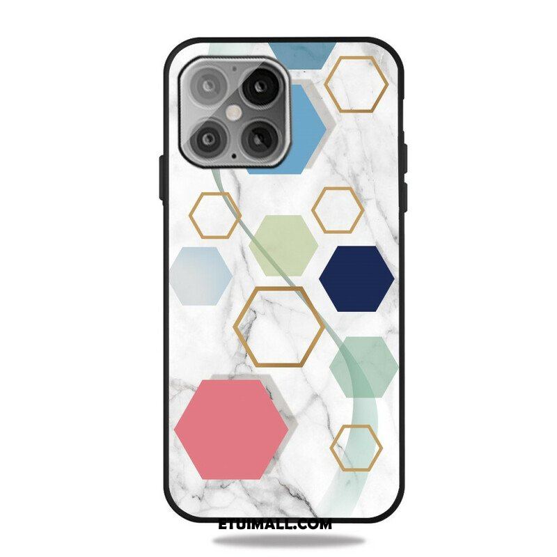 Etui do iPhone 13 Pro Geometria Marmuru