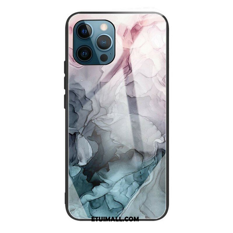 Etui do iPhone 13 Pro Marmurowe Szkło Hartowane