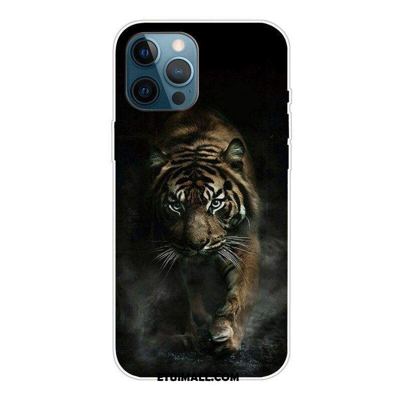 Etui do iPhone 13 Pro Max Elastyczny Tygrys