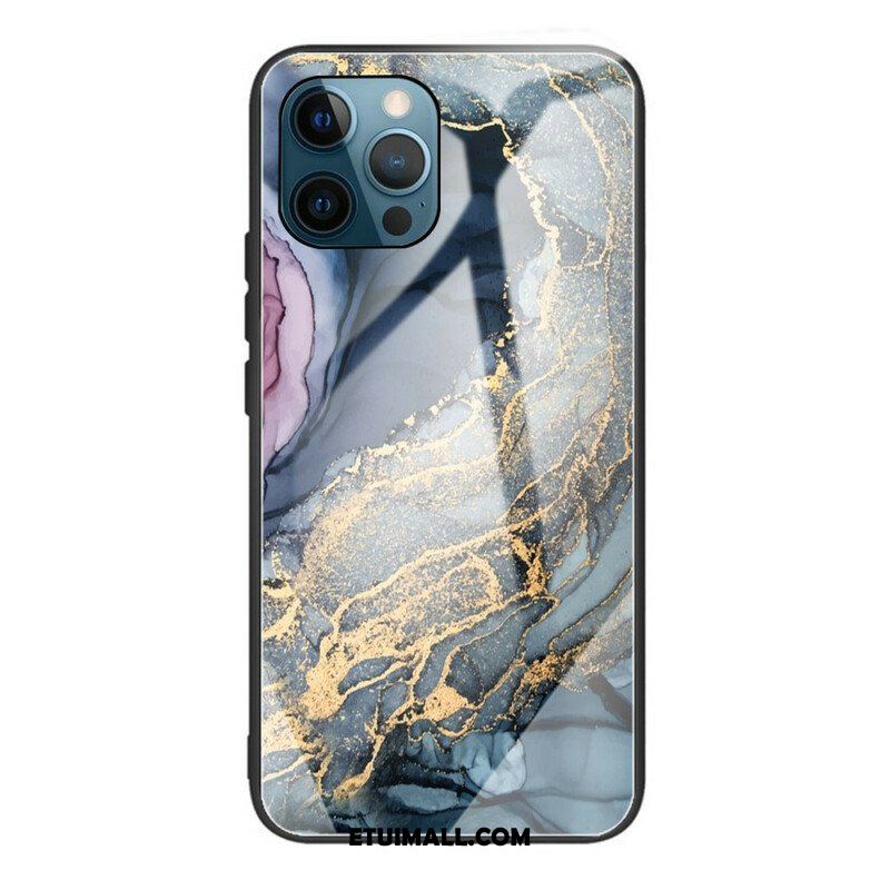 Etui do iPhone 13 Pro Max Marmurowe Szkło Hartowane