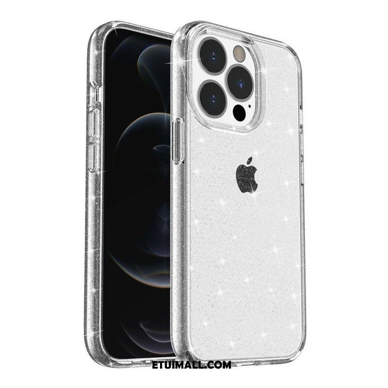 Etui do iPhone 13 Pro Max Przezroczyste Cekiny