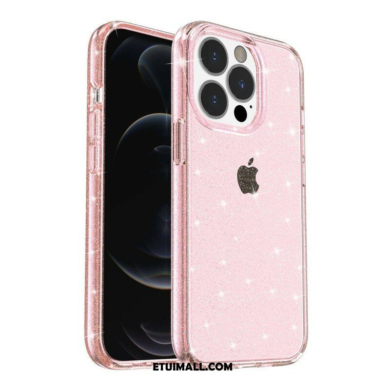 Etui do iPhone 13 Pro Przezroczyste Cekiny