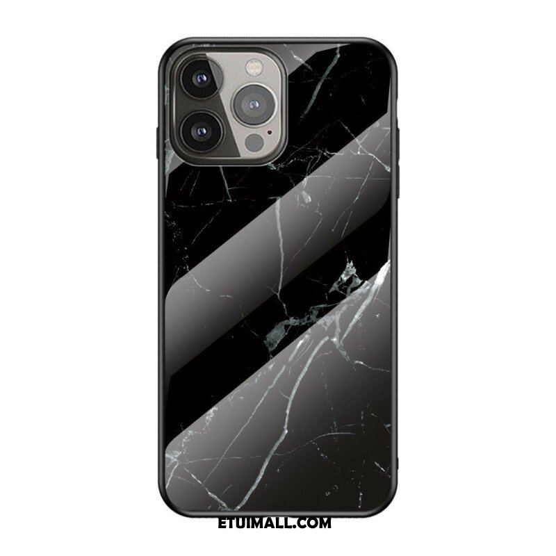 Etui do iPhone 13 Pro Szkło Hartowane W Kolorach Marmuru