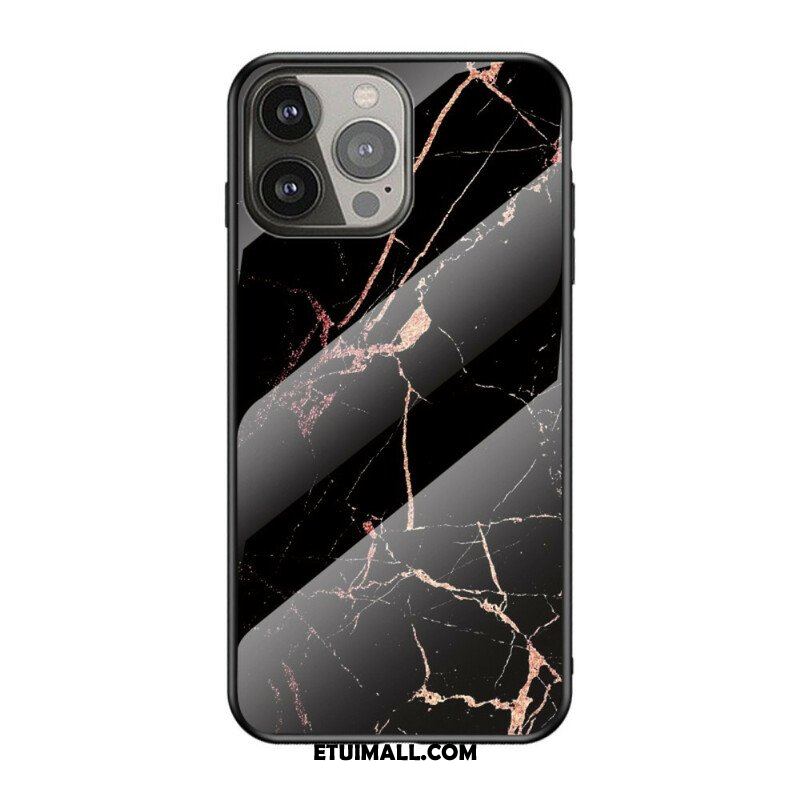 Etui do iPhone 13 Pro Szkło Hartowane W Kolorach Marmuru