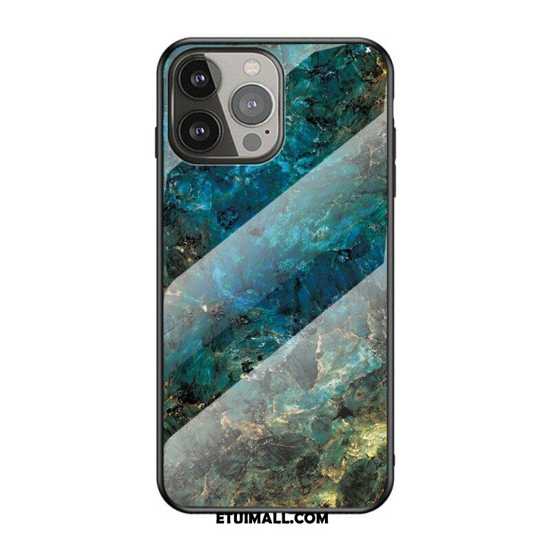 Etui do iPhone 13 Pro Szkło Hartowane W Kolorach Marmuru