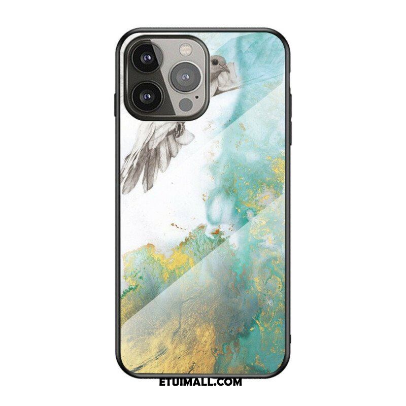 Etui do iPhone 13 Pro Szkło Hartowane W Kolorach Marmuru