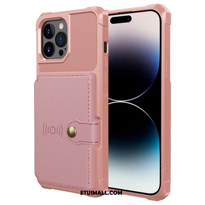 Etui do iPhone 14 Pro Max Zintegrowany Uchwyt Na Kartę