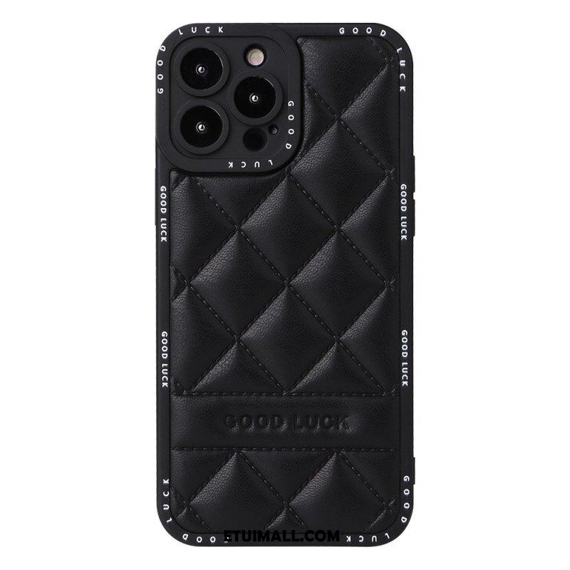 Etui do iPhone 14 Pro Powodzenia Pikowane