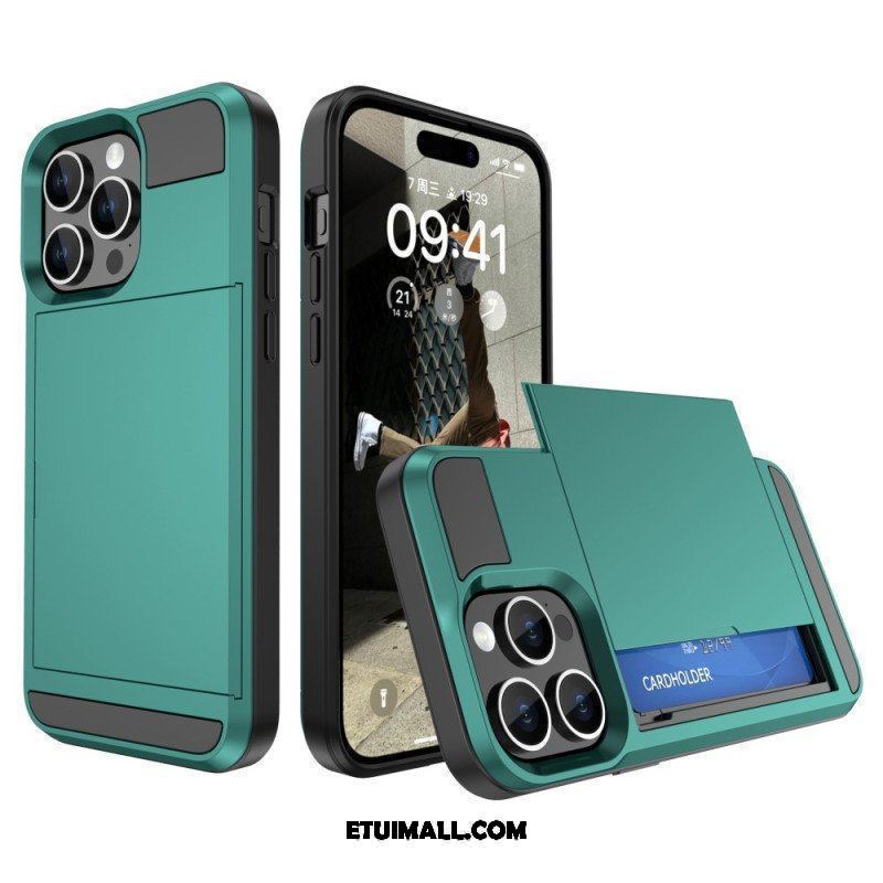 Etui do iPhone 15 Plus Zapinane Na Zamek Etui Na Karty