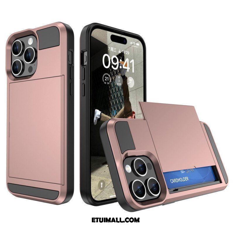 Etui do iPhone 15 Plus Zapinane Na Zamek Etui Na Karty