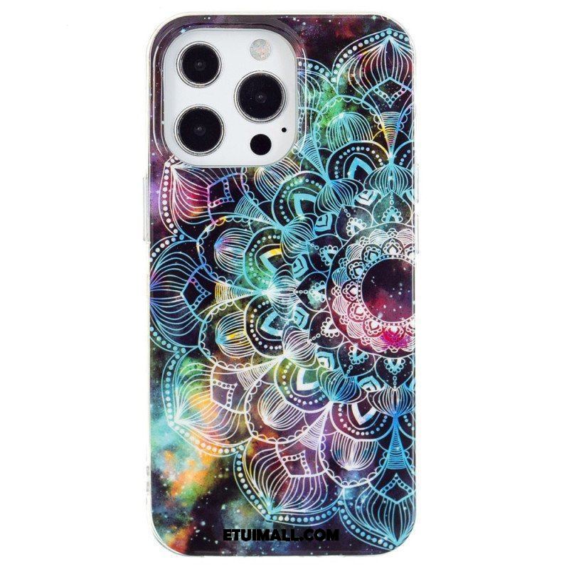 Etui do iPhone 15 Pro Fluorescencyjna Mandala