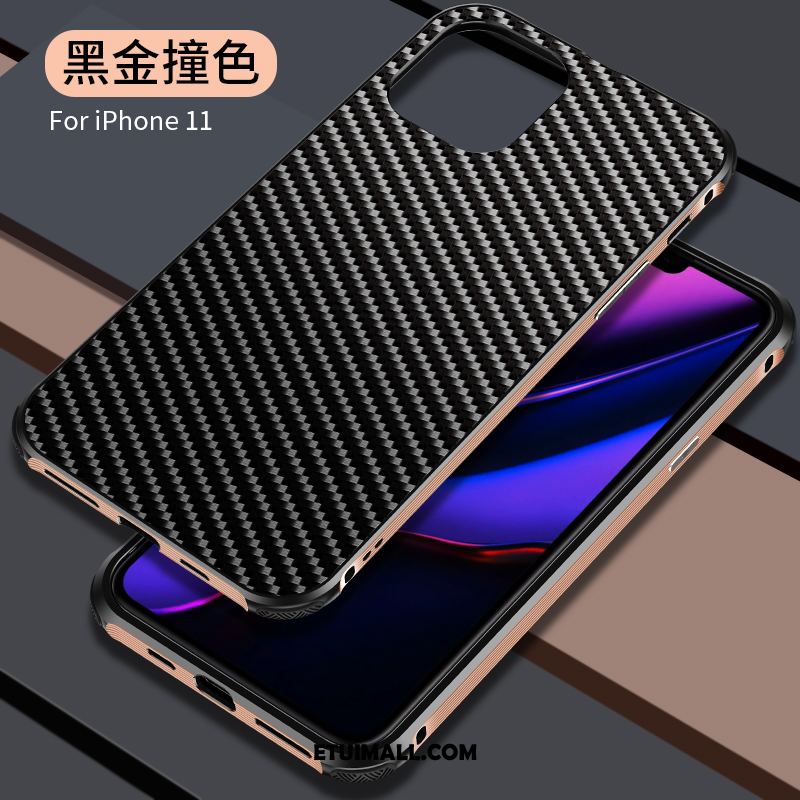 Etui iPhone 11 All Inclusive Proste Anti-fall Metal Granica Futerał Tanie