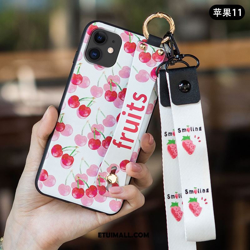 Etui iPhone 11 Mały Świeży Ochraniacz Silikonowe Anti-fall Futerał Tanie