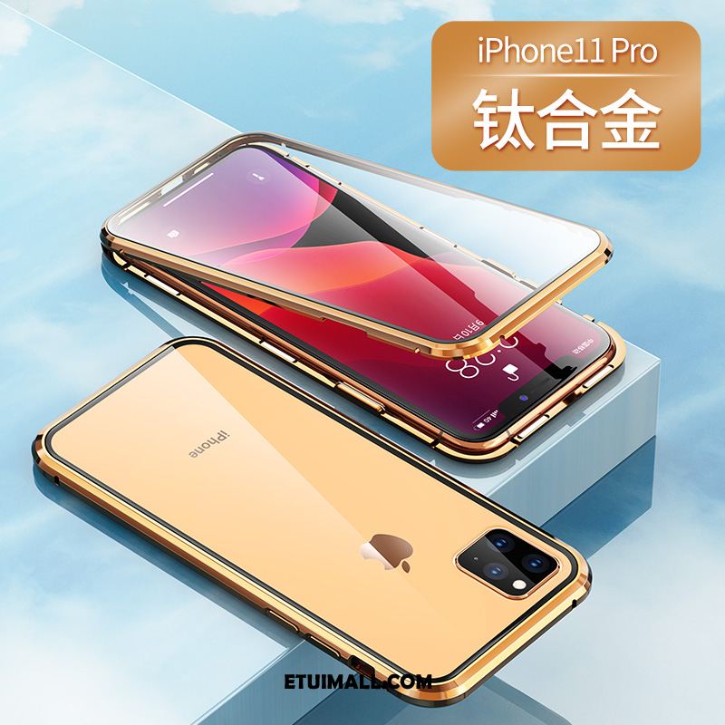 Etui iPhone 11 Pro Czerwony Netto Przezroczysty Dwustronny Szary Szkło Pokrowce Dyskont