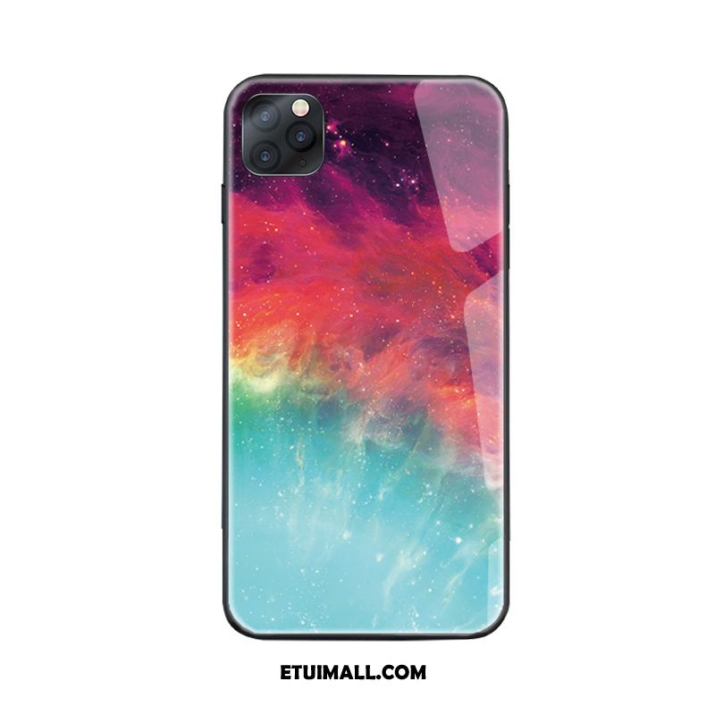 Etui iPhone 11 Pro Czerwony Netto Szkło Hartowane Wiatr Ciemno Niebieski Jasny Futerał Tanie