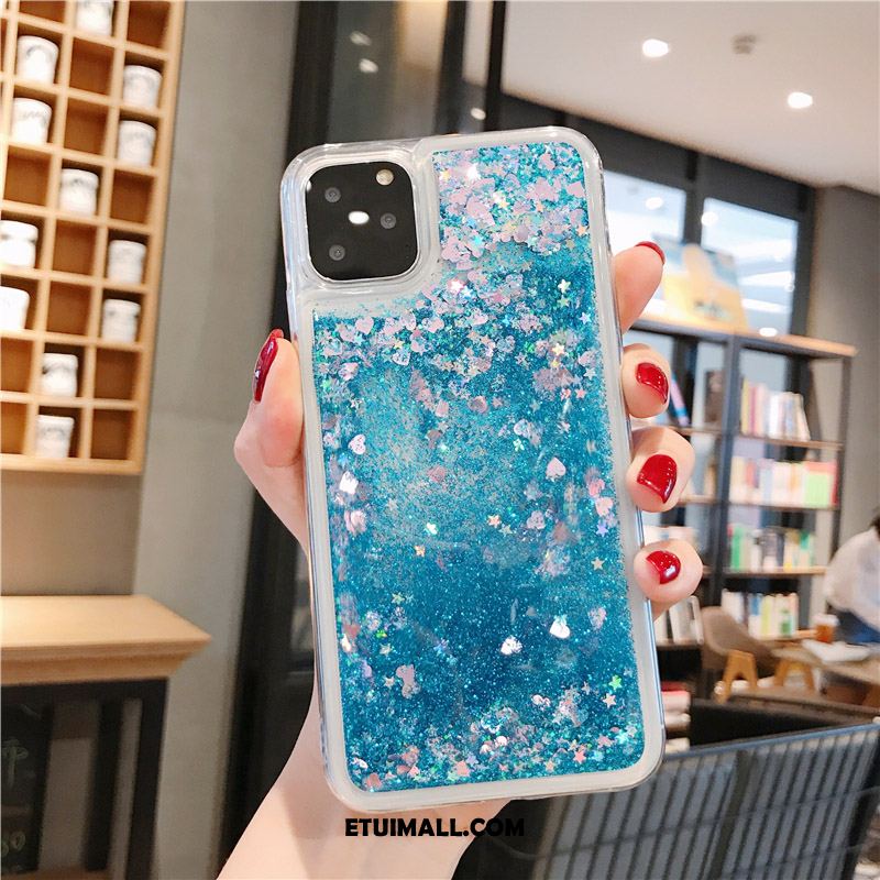 Etui iPhone 11 Pro Max All Inclusive Przezroczysty Zielony Proszek Anti-fall Futerał Kup