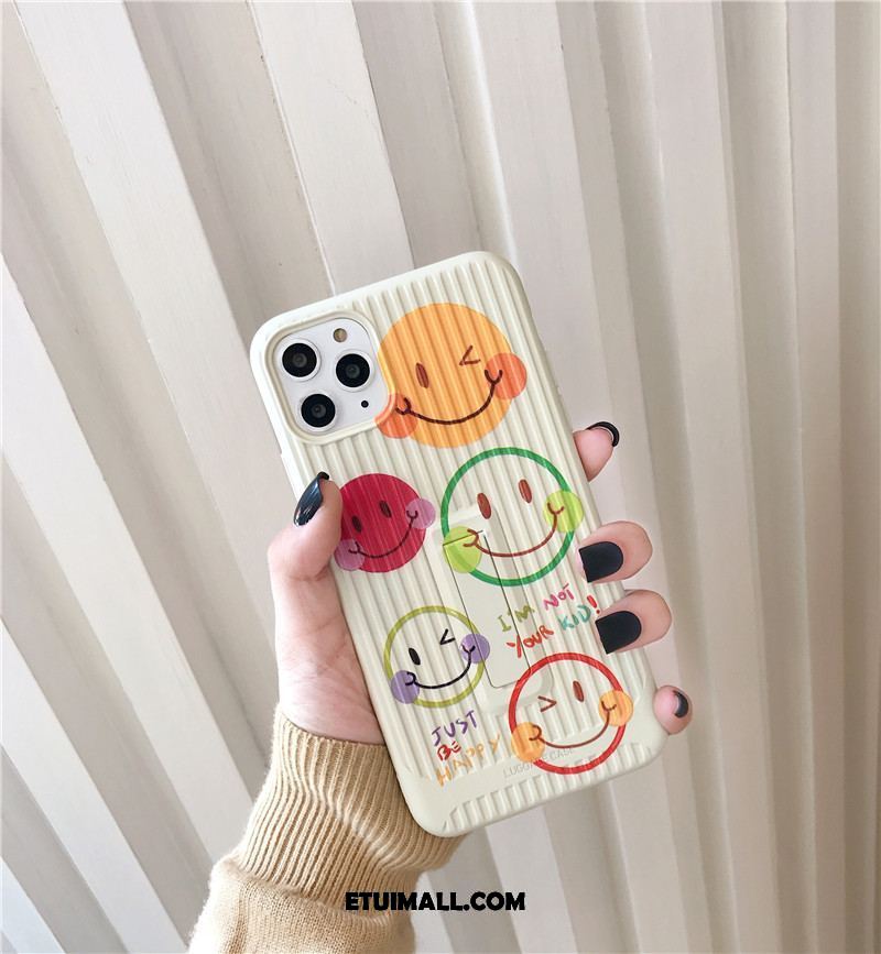 Etui iPhone 11 Pro Max Biały Osobowość Wspornik Smile Piękny Obudowa Oferta