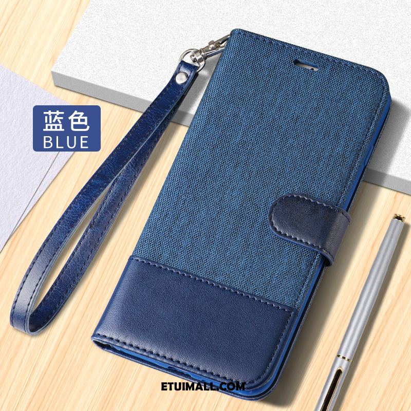 Etui iPhone 11 Pro Max Karta Wspornik Anti-fall Skórzany Futerał Niebieski Futerał Oferta