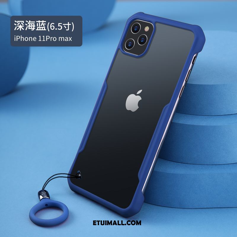 Etui iPhone 11 Pro Max Osobowość Silikonowe Ochraniacz Anti-fall Przezroczysty Futerał Tanie