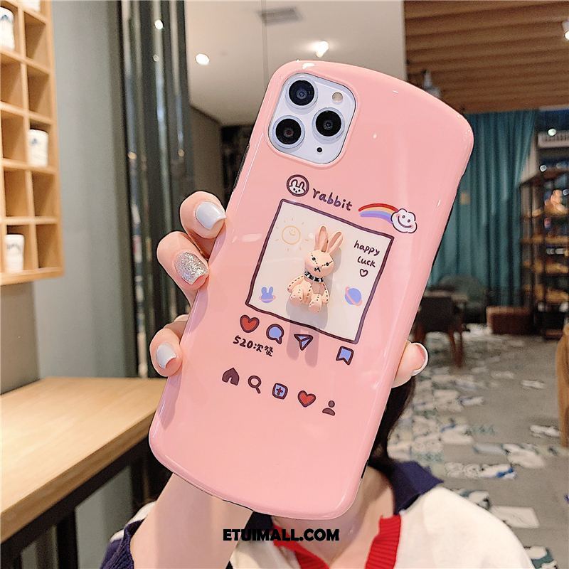 Etui iPhone 11 Pro Trójwymiarowy Bunny Telefon Komórkowy Różowe Miękki Futerał Sprzedam