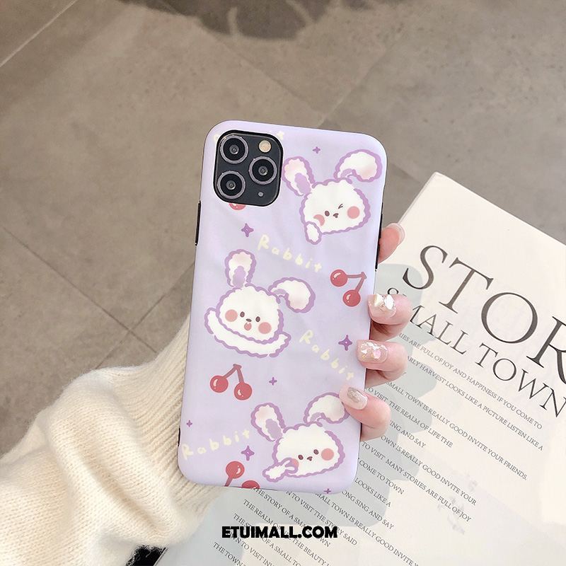 Etui iPhone 11 Pro Wiatr Cienkie Bunny Anti-fall Purpurowy Pokrowce Sklep