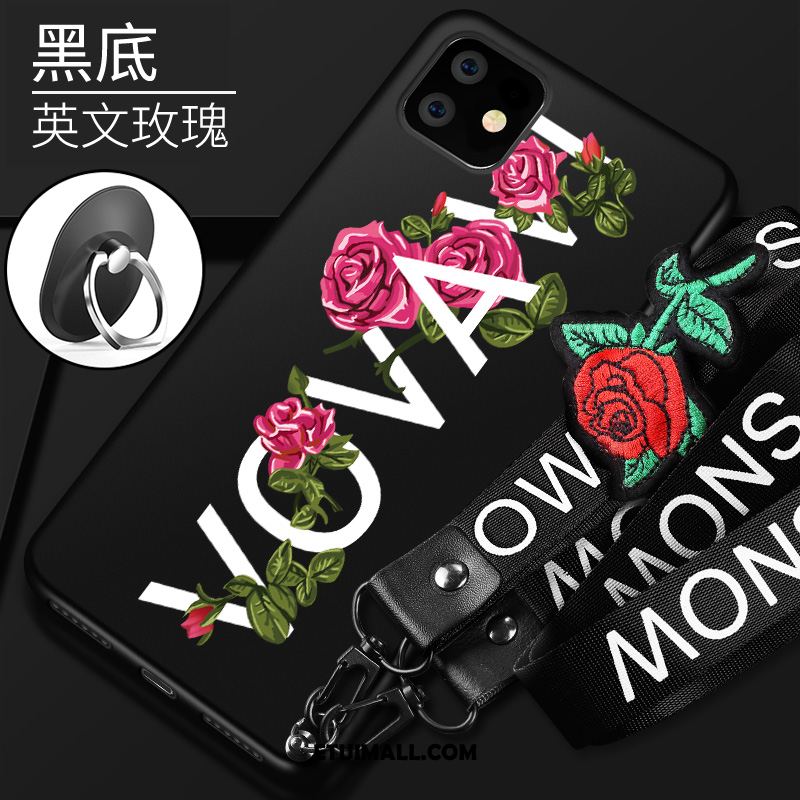 Etui iPhone 11 Telefon Komórkowy Silikonowe Czerwony Cienka Ochraniacz Obudowa Sklep