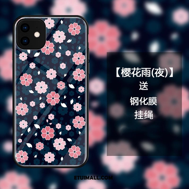 Etui iPhone 11 Świeży Telefon Komórkowy Anti-fall Sakura All Inclusive Futerał Dyskont