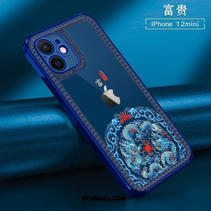 Etui iPhone 12 Mini All Inclusive Chiński Styl Miękki Anti-fall Przezroczysty Pokrowce Na Sprzedaż