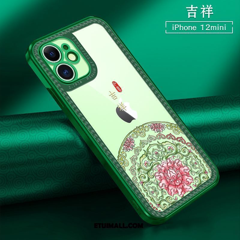 Etui iPhone 12 Mini All Inclusive Chiński Styl Miękki Anti-fall Przezroczysty Pokrowce Na Sprzedaż