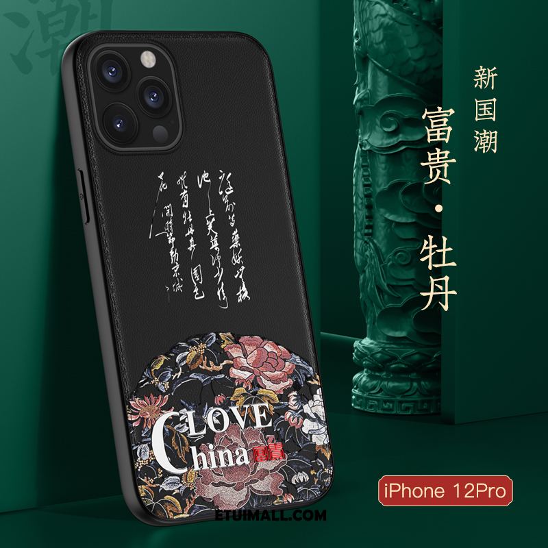 Etui iPhone 12 Pro Cienkie Niebieski All Inclusive Modna Marka Silikonowe Futerał Dyskont