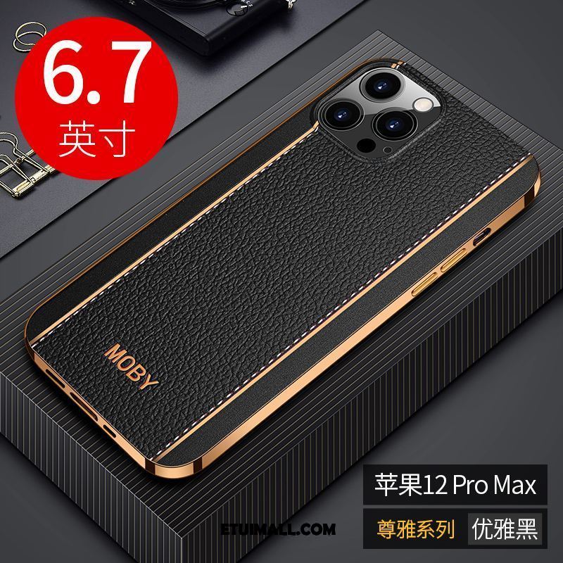 Etui iPhone 12 Pro Max Osobowość Skóra Cienkie Kreatywne Silikonowe Pokrowce Na Sprzedaż