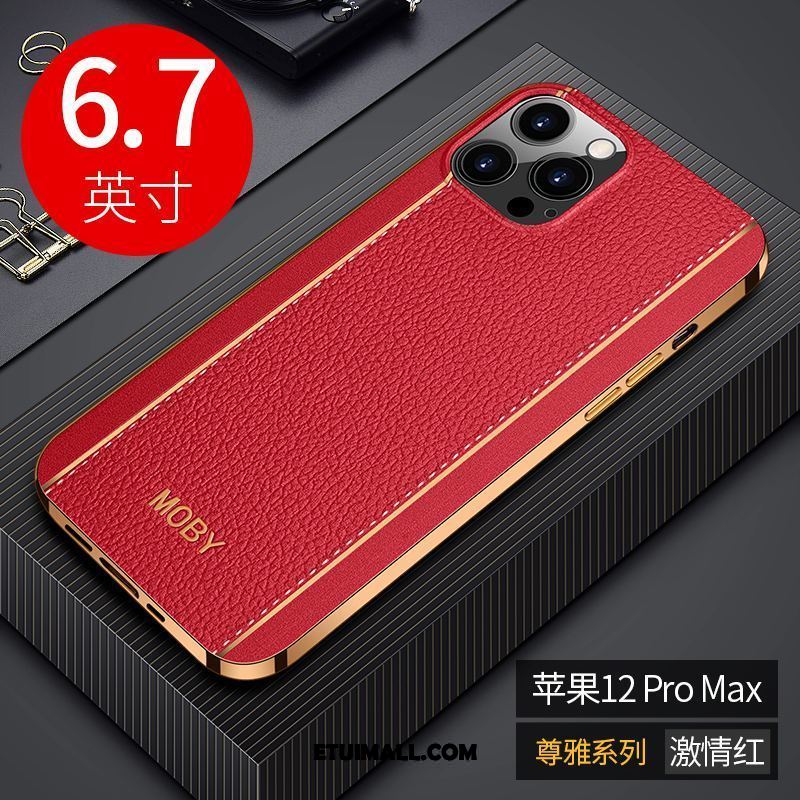 Etui iPhone 12 Pro Max Osobowość Skóra Cienkie Kreatywne Silikonowe Pokrowce Na Sprzedaż