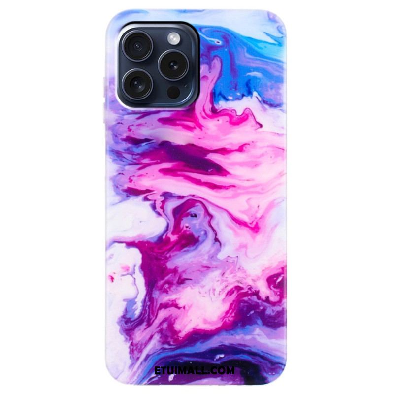 Etui iPhone 16 Pro Wzór Marmurkowy Etui Ochronne