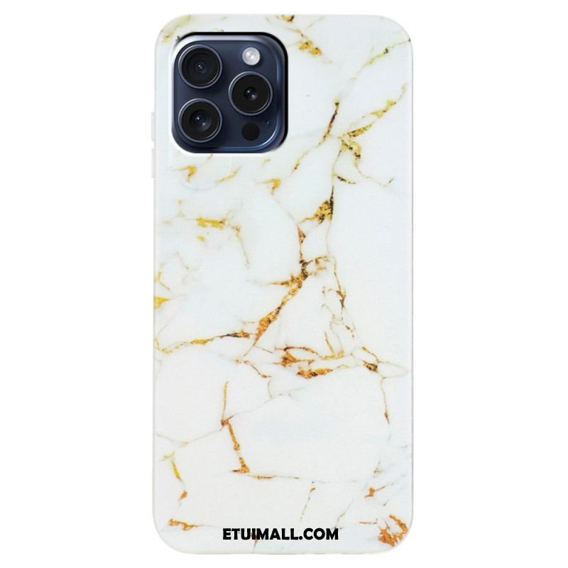 Etui iPhone 16 Pro Wzór Marmurkowy Etui Ochronne