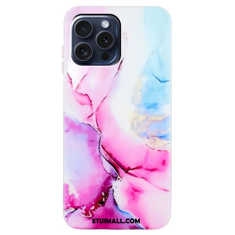 Etui iPhone 16 Pro Wzór Marmurkowy Etui Ochronne