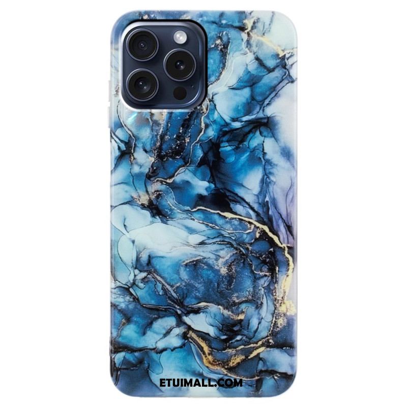 Etui iPhone 16 Pro Wzór Marmurkowy Etui Ochronne