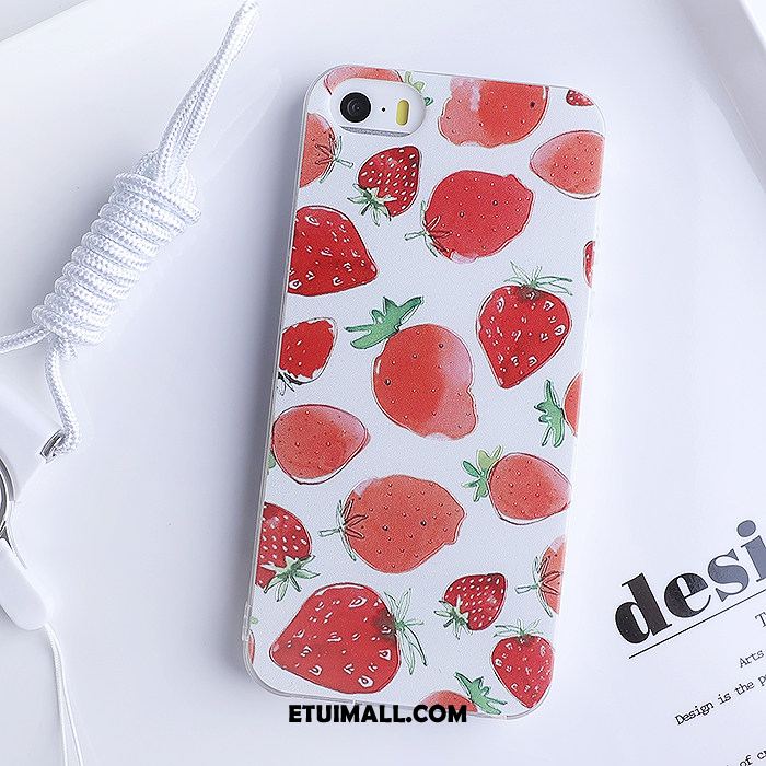 Etui iPhone 5 / 5s Anti-fall Piękny All Inclusive Tendencja Biały Pokrowce Tanie