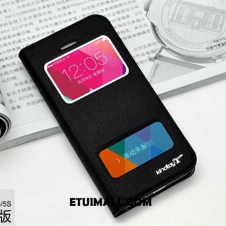 Etui iPhone 5 / 5s Telefon Komórkowy Ochraniacz Ciemno Skórzany Futerał Moda Pokrowce Sprzedam