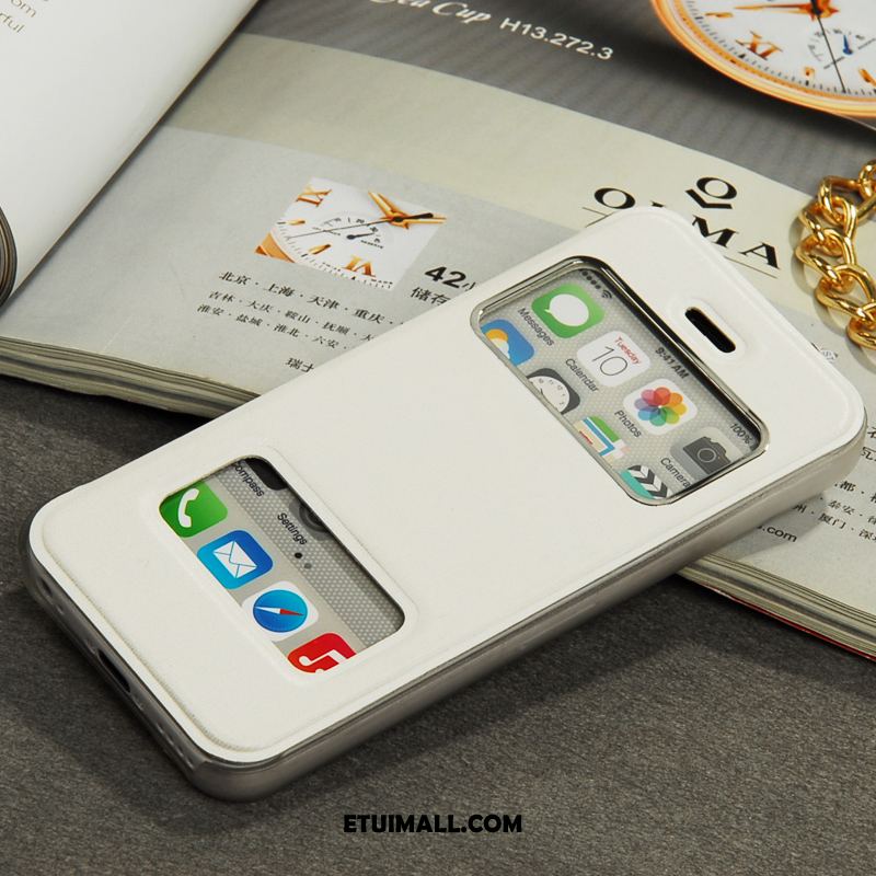 Etui iPhone 5c Cienkie Przezroczysty Telefon Komórkowy Żółty Skórzany Futerał Futerał Sprzedam