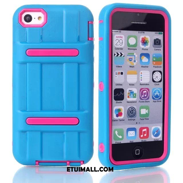 Etui iPhone 5c Nowy Anti-fall Czerwony Niebieski Nubuku Pokrowce Online