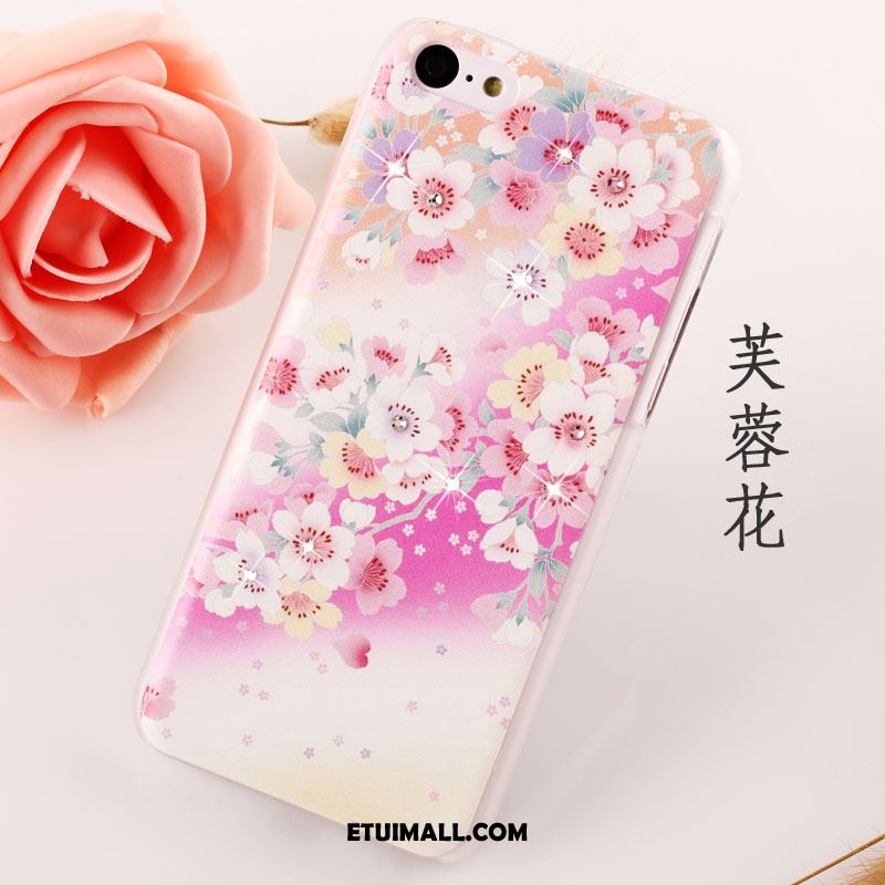 Etui iPhone 5c Telefon Komórkowy Nubuku Trudno Rhinestone Ochraniacz Pokrowce Tanie