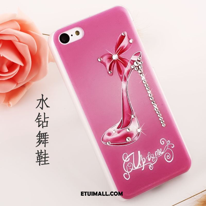 Etui iPhone 5c Telefon Komórkowy Nubuku Trudno Rhinestone Ochraniacz Pokrowce Tanie