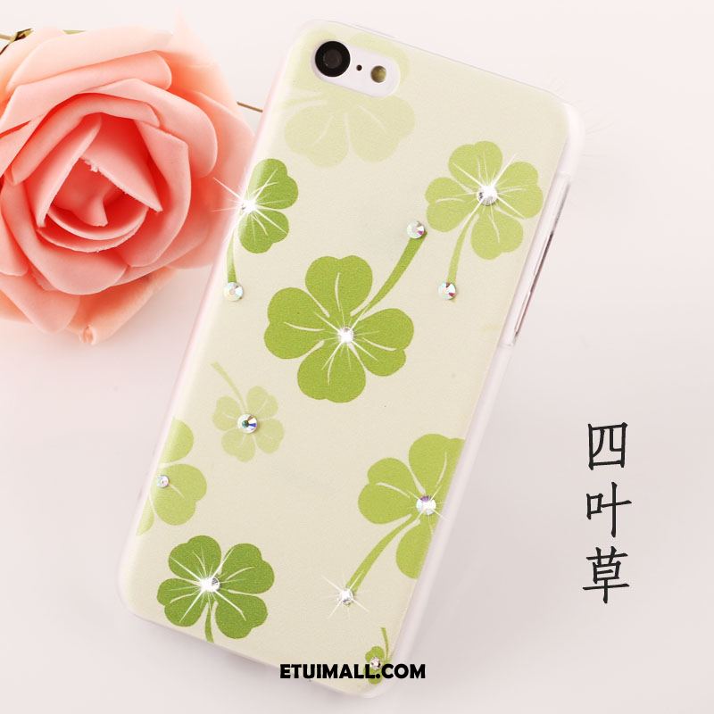 Etui iPhone 5c Telefon Komórkowy Nubuku Trudno Rhinestone Ochraniacz Pokrowce Tanie